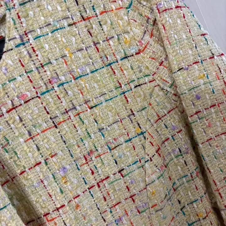 [BUNJANG] Vintage Tweed Jacket / 일본빈티지_노카라 트위드 자켓