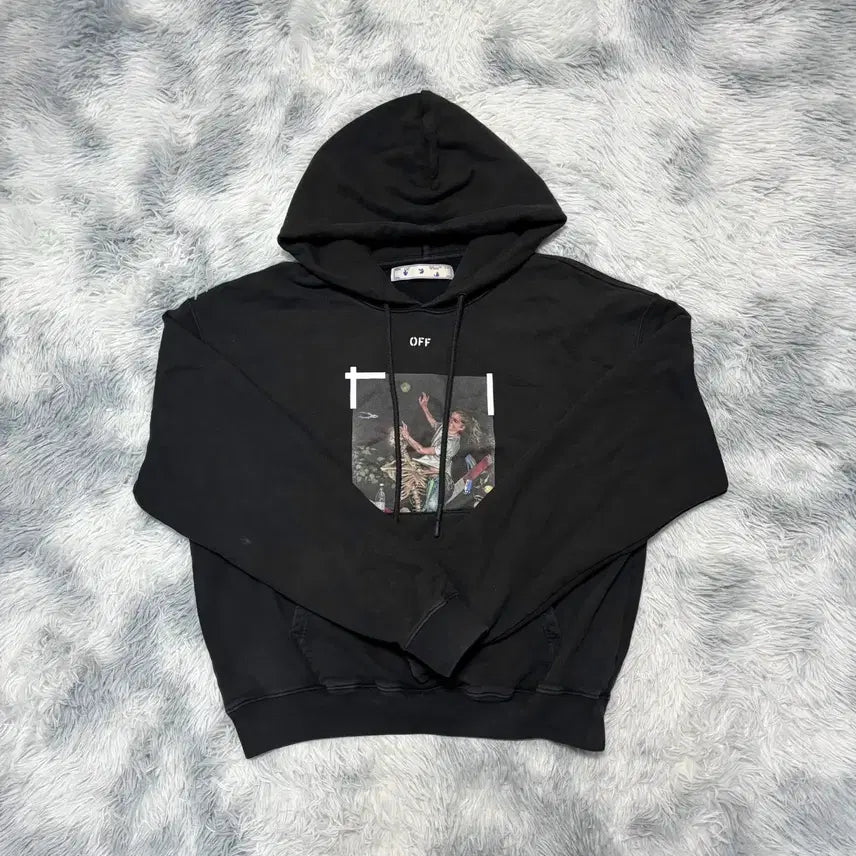 [BUNJANG] Off-White Printed Hoodie M / [M Size] 오프화이트 프린팅 후드티