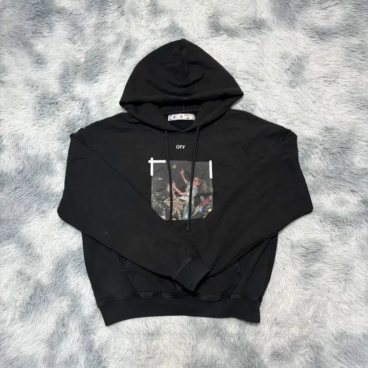 [BUNJANG] Off-White Printed Hoodie M / [M Size] 오프화이트 프린팅 후드티