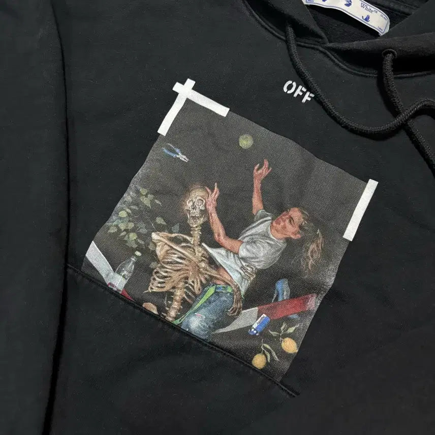 [BUNJANG] Off-White Printed Hoodie M / [M Size] 오프화이트 프린팅 후드티