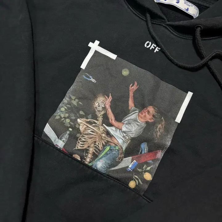 [BUNJANG] Off-White Printed Hoodie M / [M Size] 오프화이트 프린팅 후드티