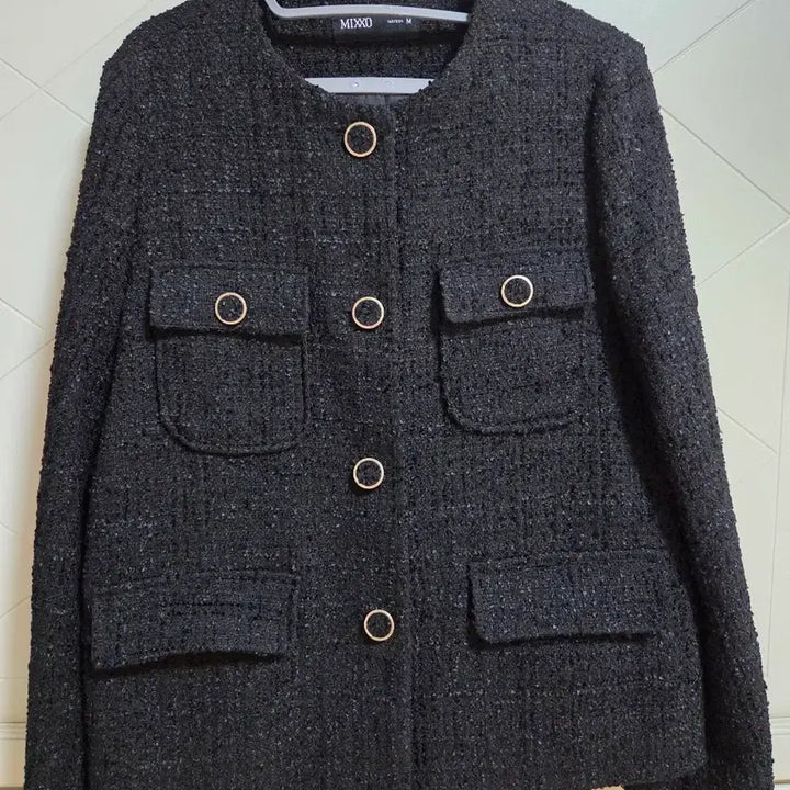 [BUNJANG] Mixxo Tweed Jacket (Black) / 미쏘.트위드자켓(블랙)