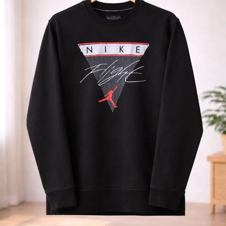 [BUNJANG] Nike Jordan Black Sweatshirt / 나이키 조던 맨투맨 블랙 티 L(100-105정도)