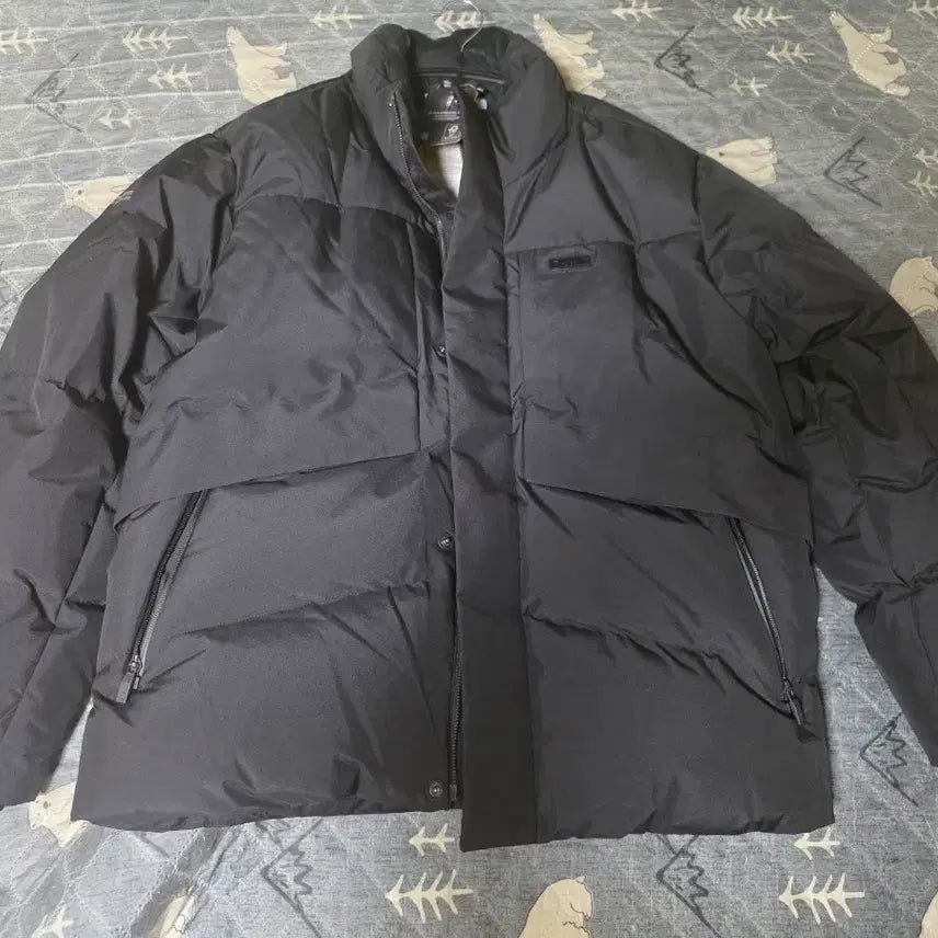 [BUNJANG] National Geographic Atlas Windstopper Short Padded Jacket / 내셔널지오그래픽 아틀라스 윈드스토퍼 숏패딩