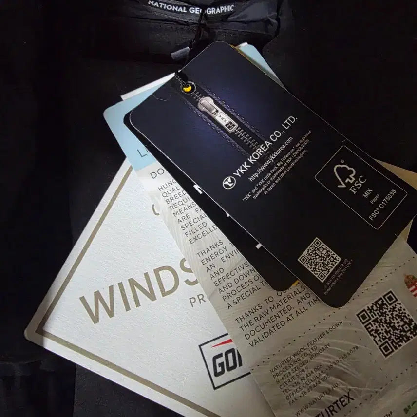[BUNJANG] National Geographic Atlas Windstopper Short Padded Jacket / 내셔널지오그래픽 아틀라스 윈드스토퍼 숏패딩