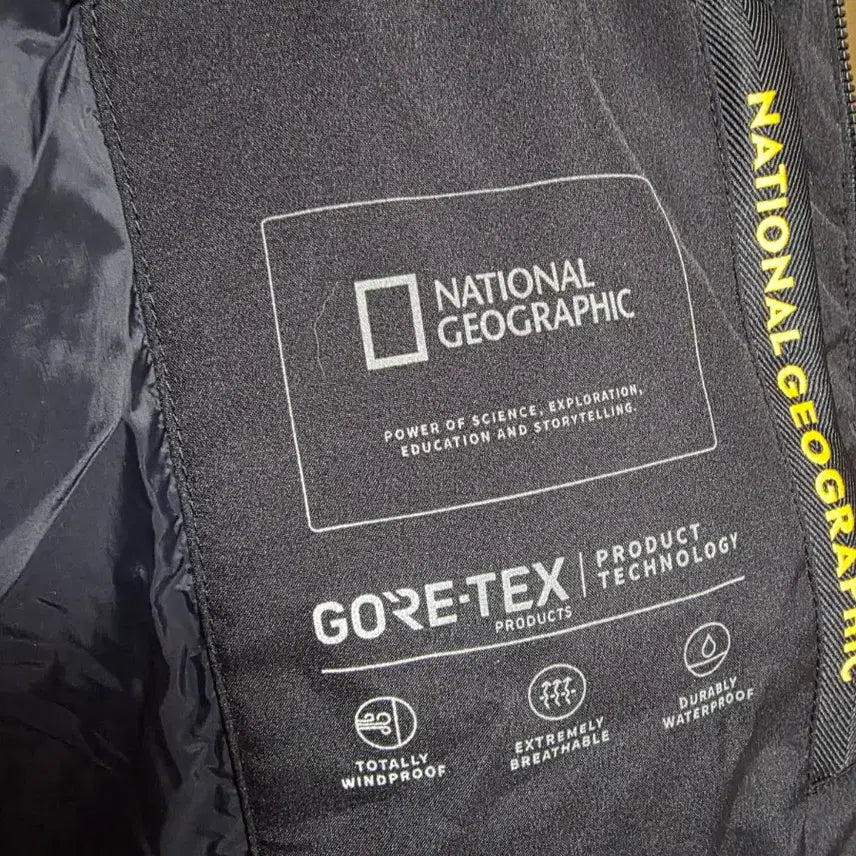 [BUNJANG] National Geographic Atlas Windstopper Short Padded Jacket / 내셔널지오그래픽 아틀라스 윈드스토퍼 숏패딩