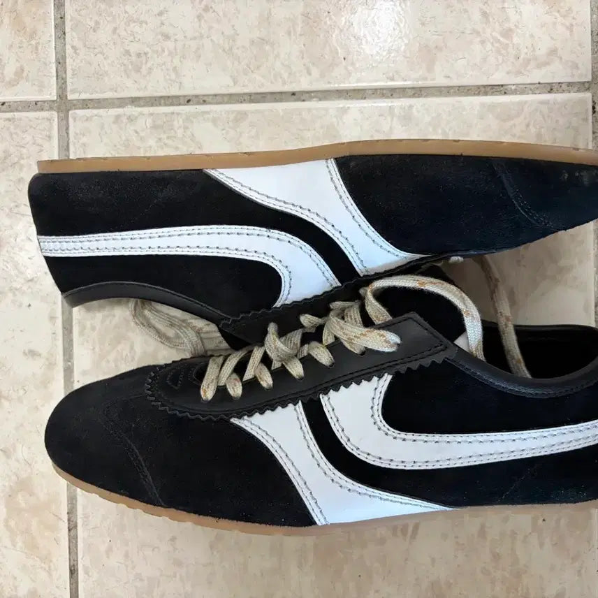 [BUNJANG] Dries Van Noten Black Suede Sneakers / [41] 드리스반노튼 스니커즈