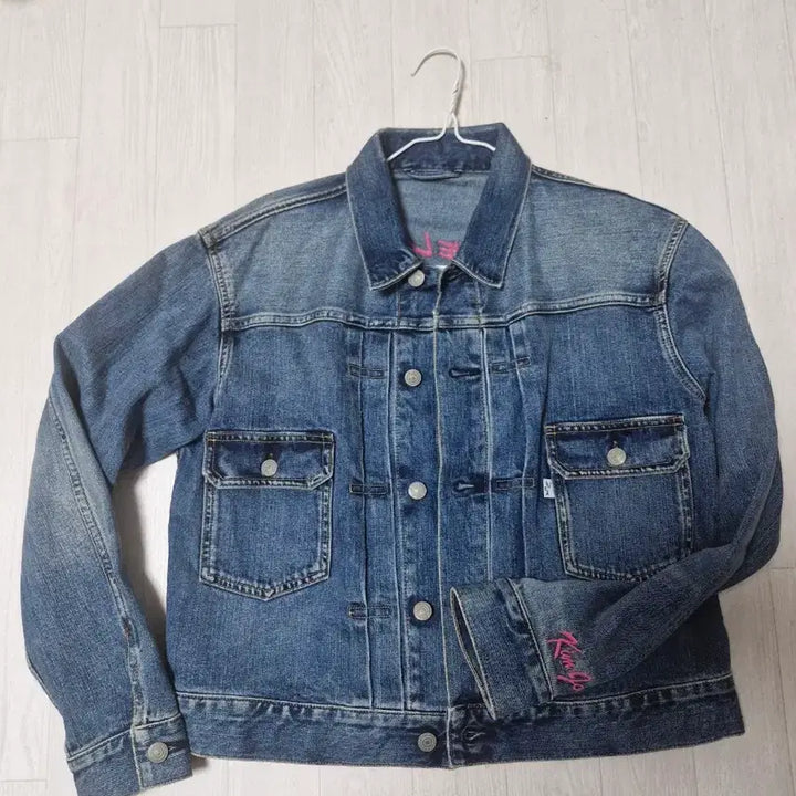 [BUNJANG] GU Kim Jones Denim Jacket / gu 킴존스 데님 청자켓