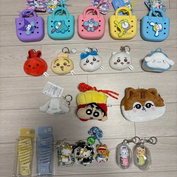 [BUNJANG] Sanrio Hobanman Munchigwi Wallet Keyring / 산리오 호빵맨 먼작귀 외 지갑 키링 열쇠고리 판매합니다. (새상품)