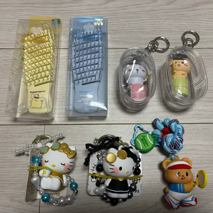 [BUNJANG] Sanrio Hobanman Munchigwi Wallet Keyring / 산리오 호빵맨 먼작귀 외 지갑 키링 열쇠고리 판매합니다. (새상품)
