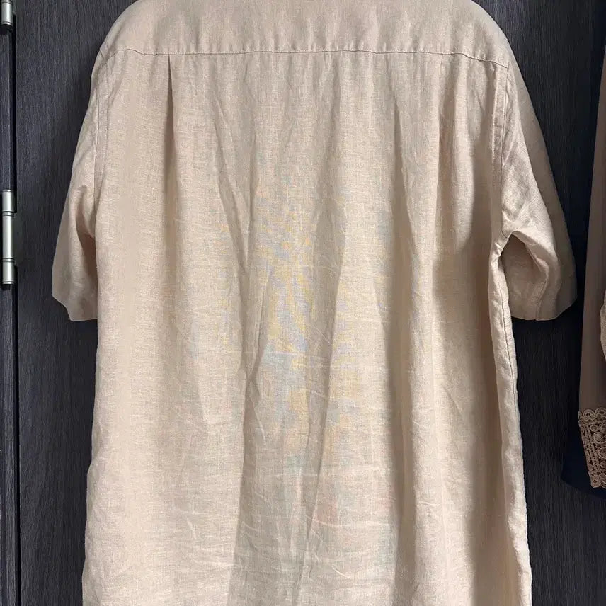 [BUNJANG] MUJI Linen Shirt Beige / 무인양품 린넨 셔츠 베이지색