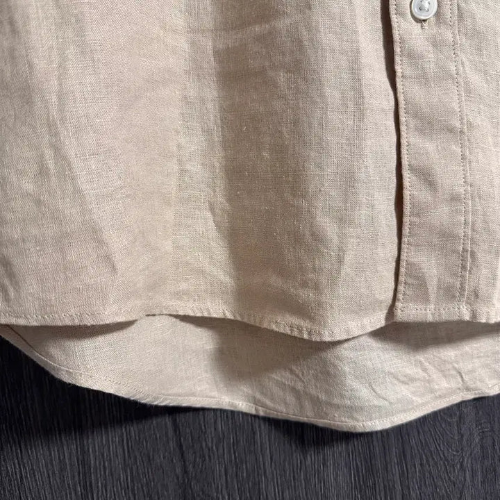 [BUNJANG] MUJI Linen Shirt Beige / 무인양품 린넨 셔츠 베이지색
