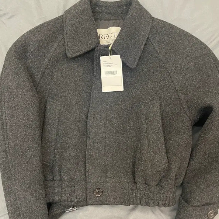 [BUNJANG] RECTO Raglan Sleeve Wool Jumper Charcoal Grey / [새거]렉토 레글런 슬리브 울 점퍼 차콜 그레이