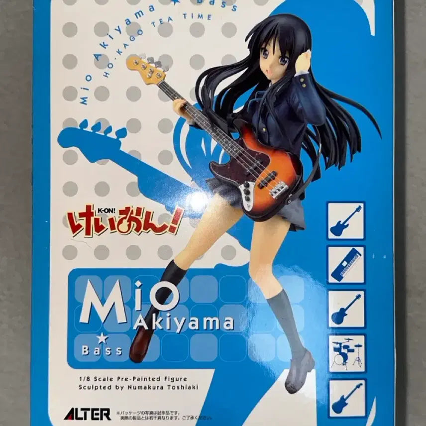 [BUNJANG] Alter K-ON! Mio Akiyama School Uniform 1/8 Figure / (단순개봉)알터 케이온 아키야마 미오 교복 1/8 피규어