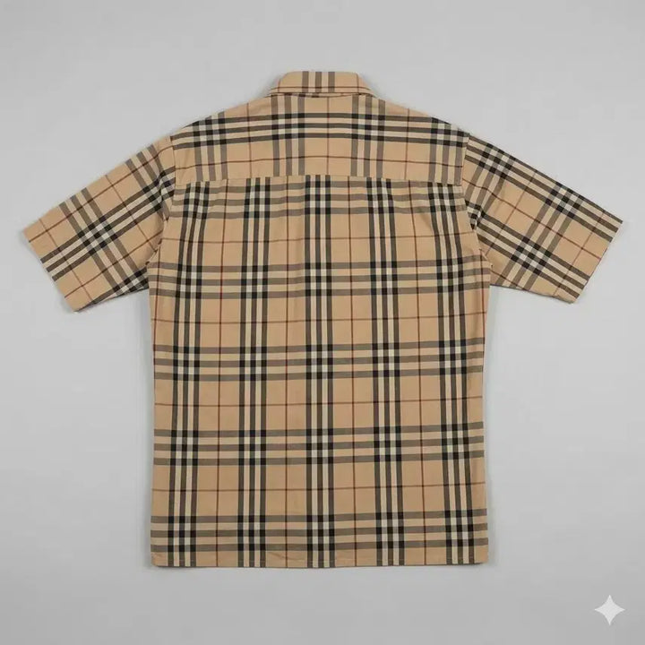 [SOLD OUT] 버버리 노바체크 반팔 셔츠 XL 남녀공용 오버핏