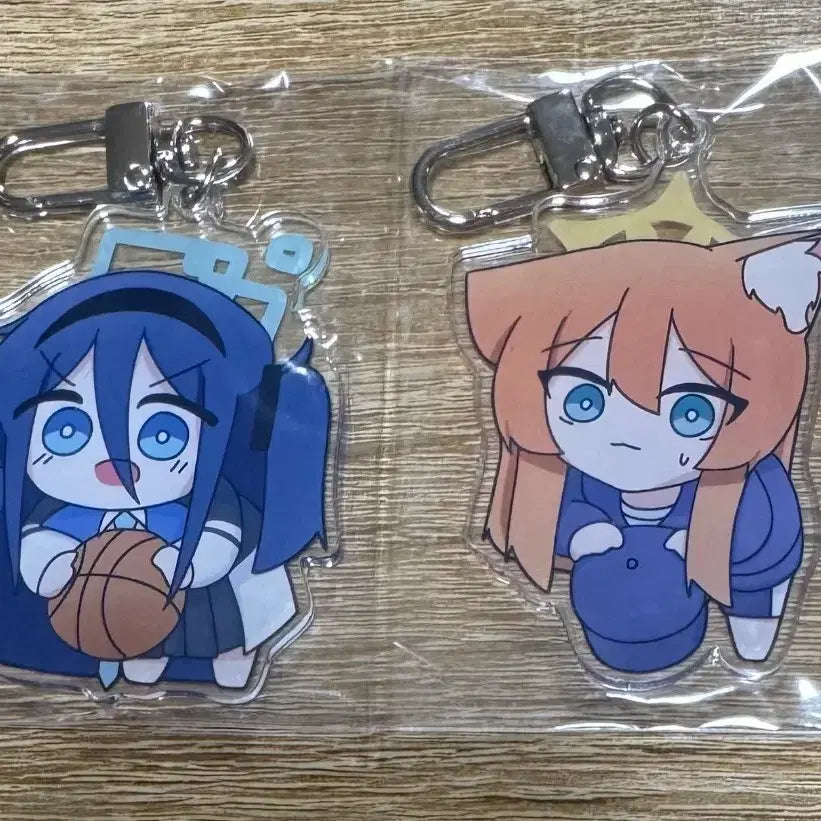 [BUNJANG] Blue Archive Aris &amp; Mari Acrylic Keyring Bundle / (일괄) 블루 아카이브 아리스 마리 아크릴 키링