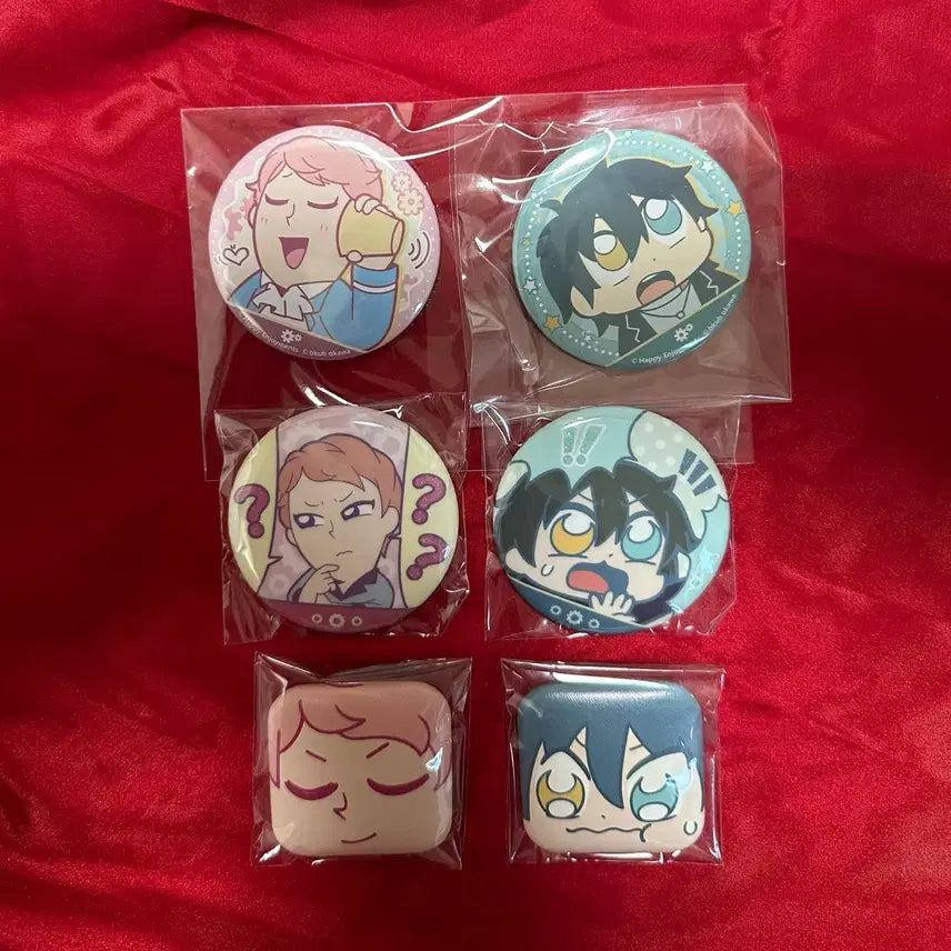 [BUNJANG] Ensemble Stars Valkyrie Shu Mika Bukubuu Bundle Set Badge / 앙스타 발키리 슈 미카 부쿠부 캔뱃지 일괄