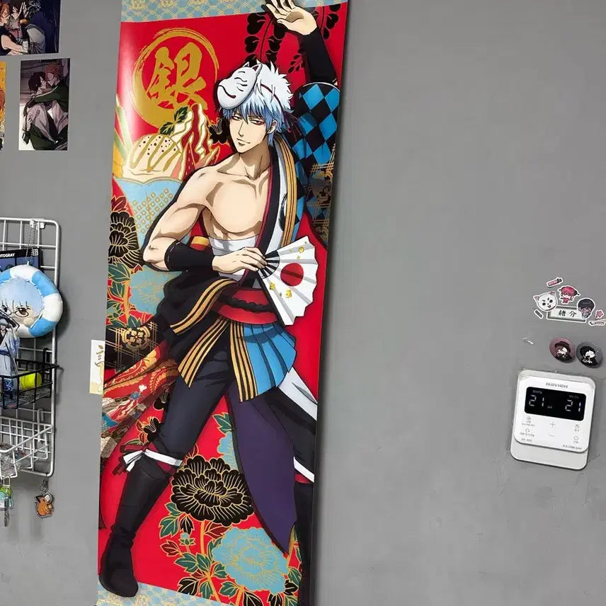 [BUNJANG] Gintama Gintoki Summer Festival Tapestry / 은혼 긴토키 여름축제 족자봉 (태피스트리)