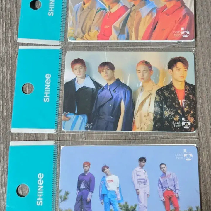 [BUNJANG] SHINee Cashbee Transportation Card Bundle Set / 샤이니 캐시비 교통카드 3종 세트