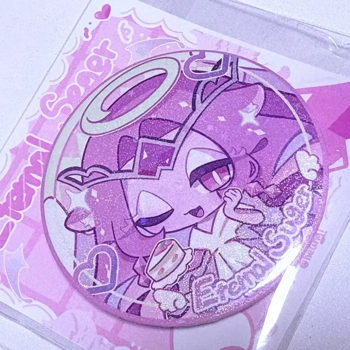 [BUNJANG] Cookie Run: Kingdom Eternal Sugar Pin Button / 쿠킹덤 이터널슈가 핀버튼+덤 (비공굿)