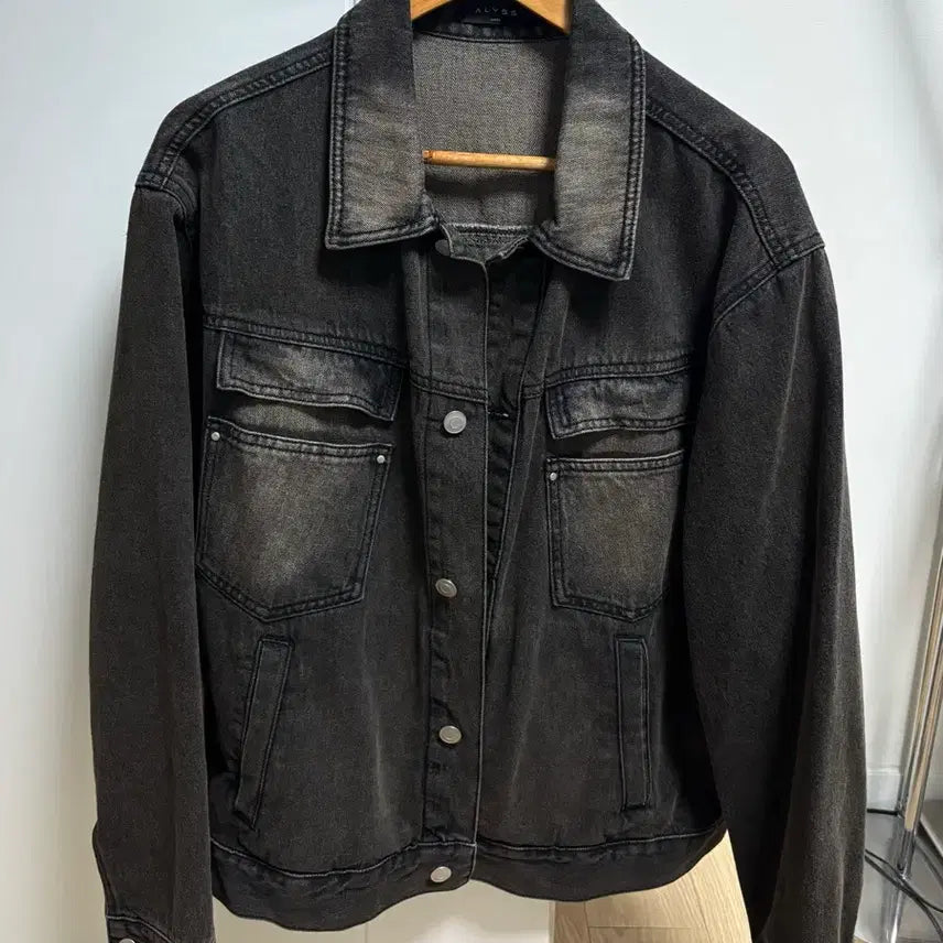 [BUNJANG] Alice Denim Trucker Jacket Vintage Brown L / 알리스 데님 트러커 자켓 빈티지 브라운L