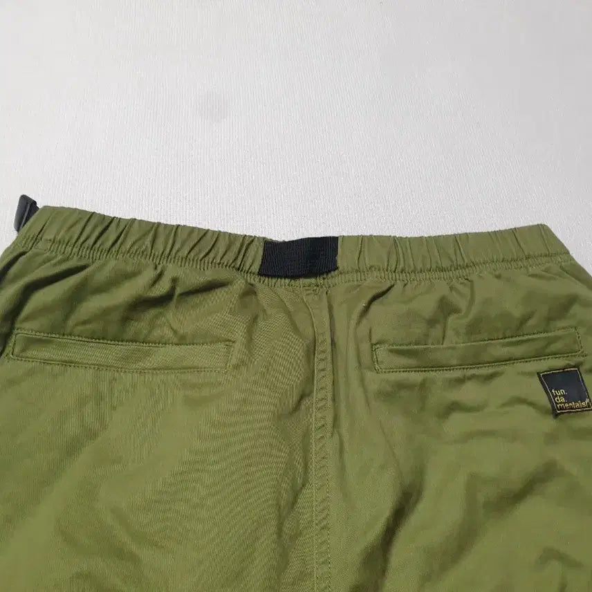 [SOLD OUT] fun.da.mentalist 올리브색 벨트 면바지 M 허리30~31
