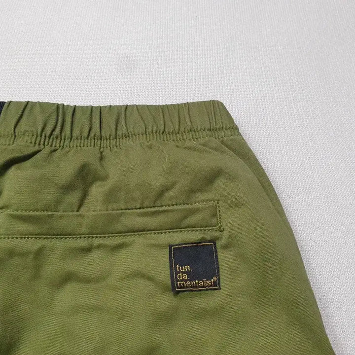 [SOLD OUT] fun.da.mentalist 올리브색 벨트 면바지 M 허리30~31