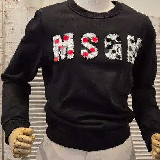 [BUNJANG] MSGM S Spangle Sweatshirt / MSGM   S   스팽글    맨투맨