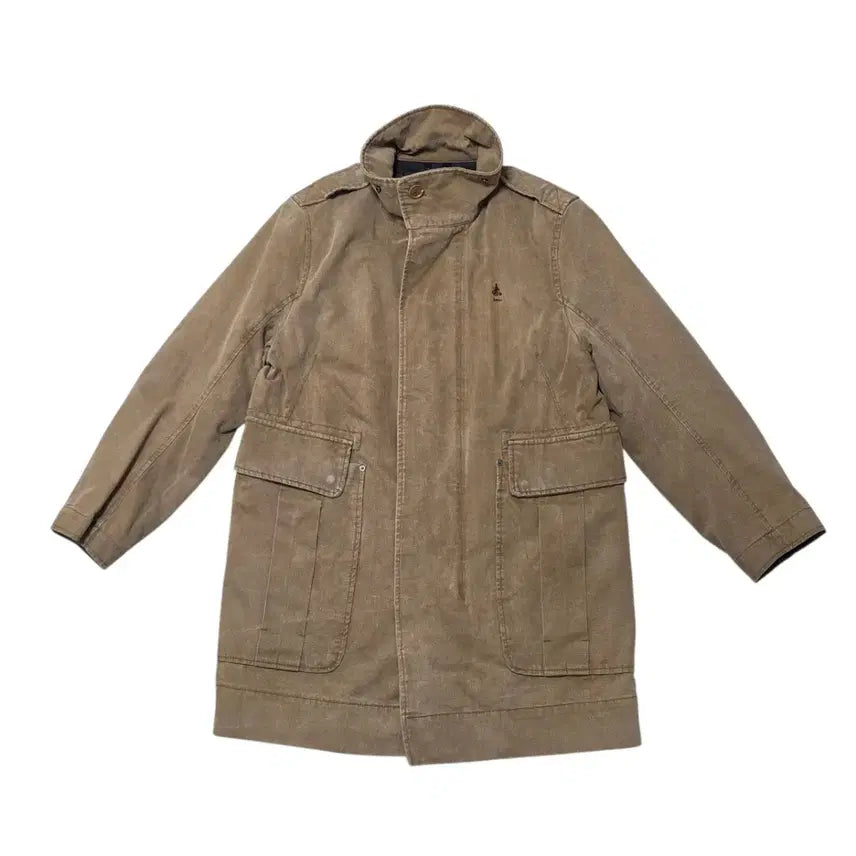 [BUNJANG] Beanpole Beige Workwear Long Jacket / Beanpole 빈폴 베이지 워크웨어 코트 롱자켓