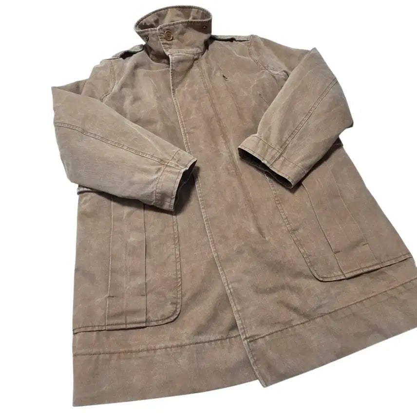 [BUNJANG] Beanpole Beige Workwear Long Jacket / Beanpole 빈폴 베이지 워크웨어 코트 롱자켓