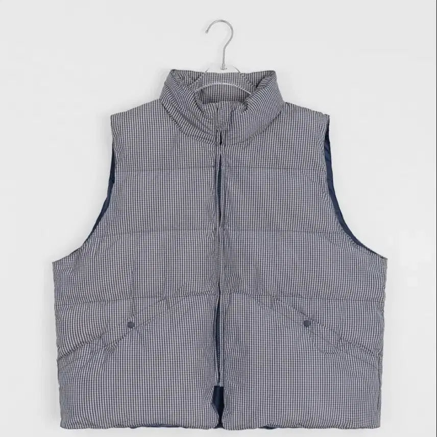 [BUNJANG] BAONHUAS Checkered Padded Vest / BAONHUAS 펨카 체크 패딩 조끼