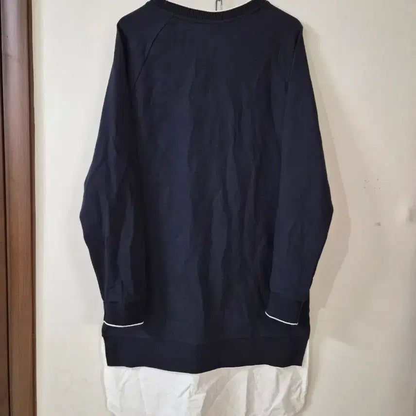 [SOLD OUT] 빈폴 네이비 레이어드 맨투맨원피스 95