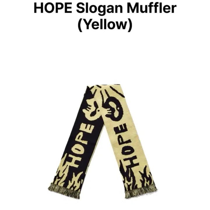 [BUNJANG] J-Hope Hope On The Street Slogan Muffler / 제이홉 홉온스 슬로건 머플러