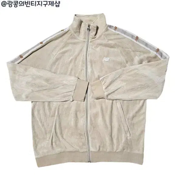 [BUNJANG] New Balance Street Velvet Jersey Jacket / 뉴발란스 스트릿 벨벳 져지 자켓
