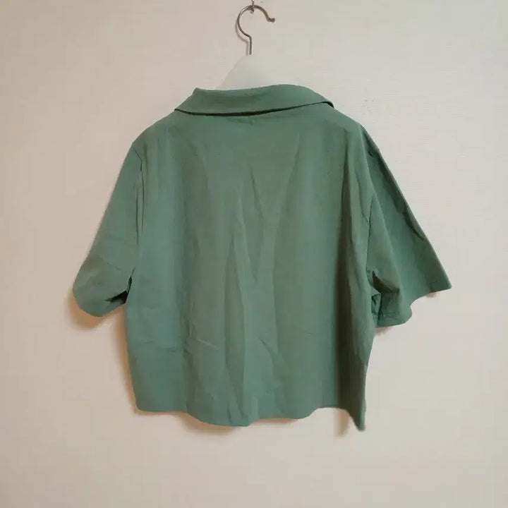 [BUNJANG] Lie Sang Bong Crop Half Zip Short Sleeve T-shirt / 미착용 이상봉 크롭 반집업 반팔티 판매합니다