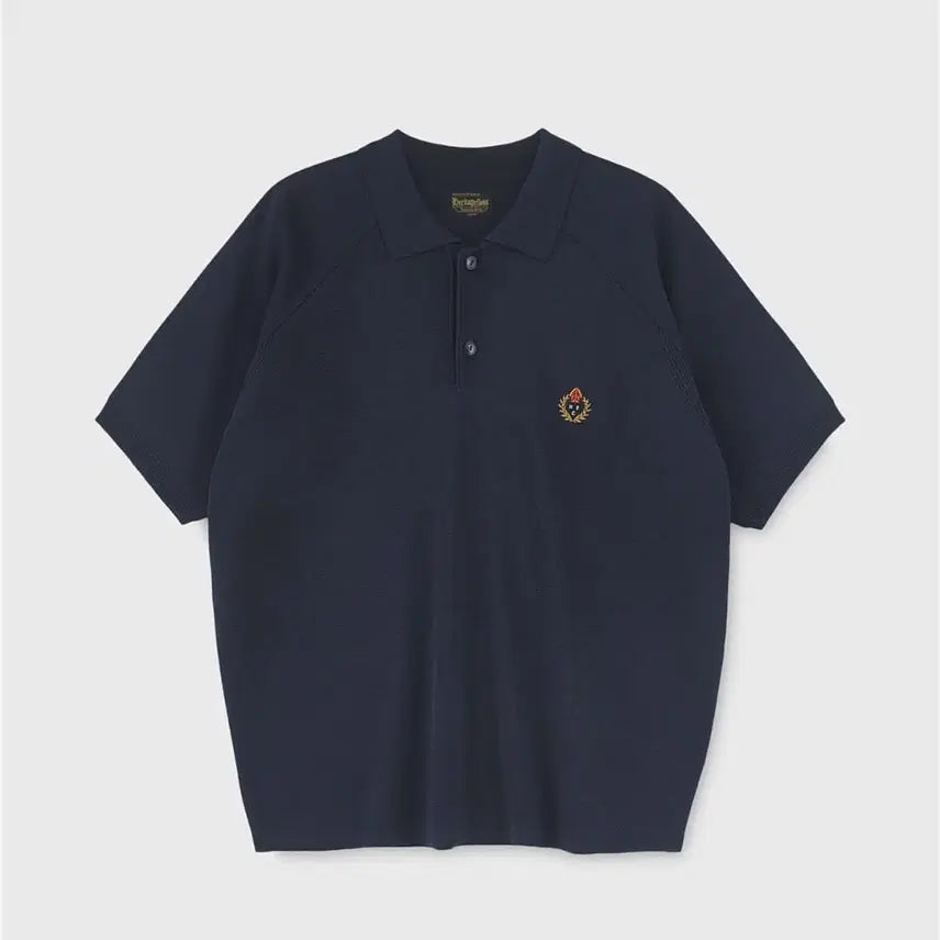[BUNJANG] Heritagefloss Crest Raglan Polo Shirt (Navy, L) / (L) 헤리티지플로스 CREST RAGLAN POLO SHIRT
