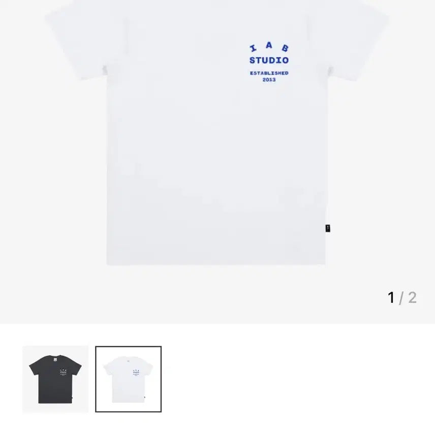 [BUNJANG] Iab Studio White T-shirt L/XL / 아이앱스튜디오 반팔 티셔츠 L/XL 화이트 새상품