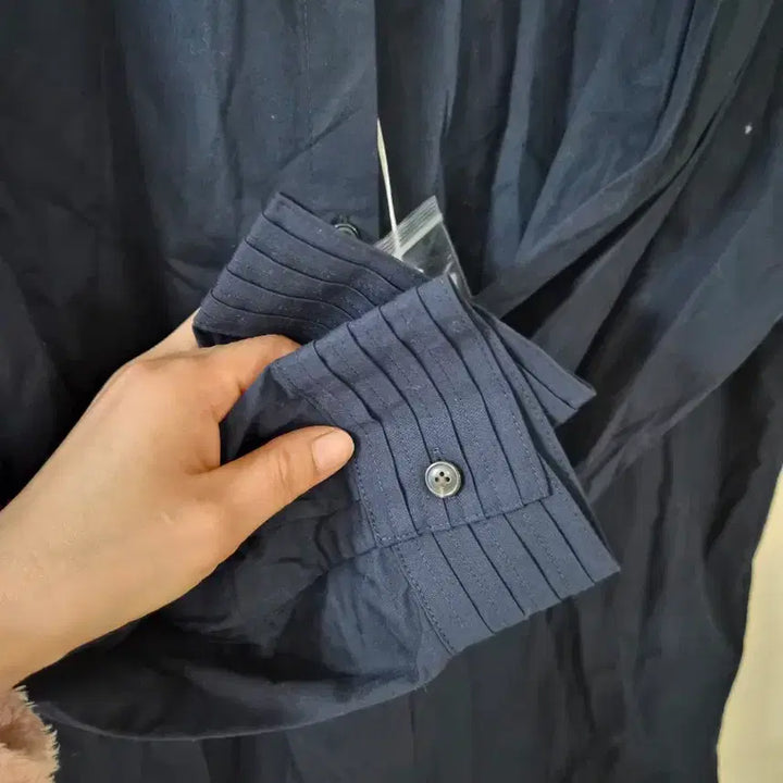 [BUNJANG] JDX Navy Long Sleeve Shirt 100 / JDX 네이비 긴팔 셔츠남방 100 (새상품)