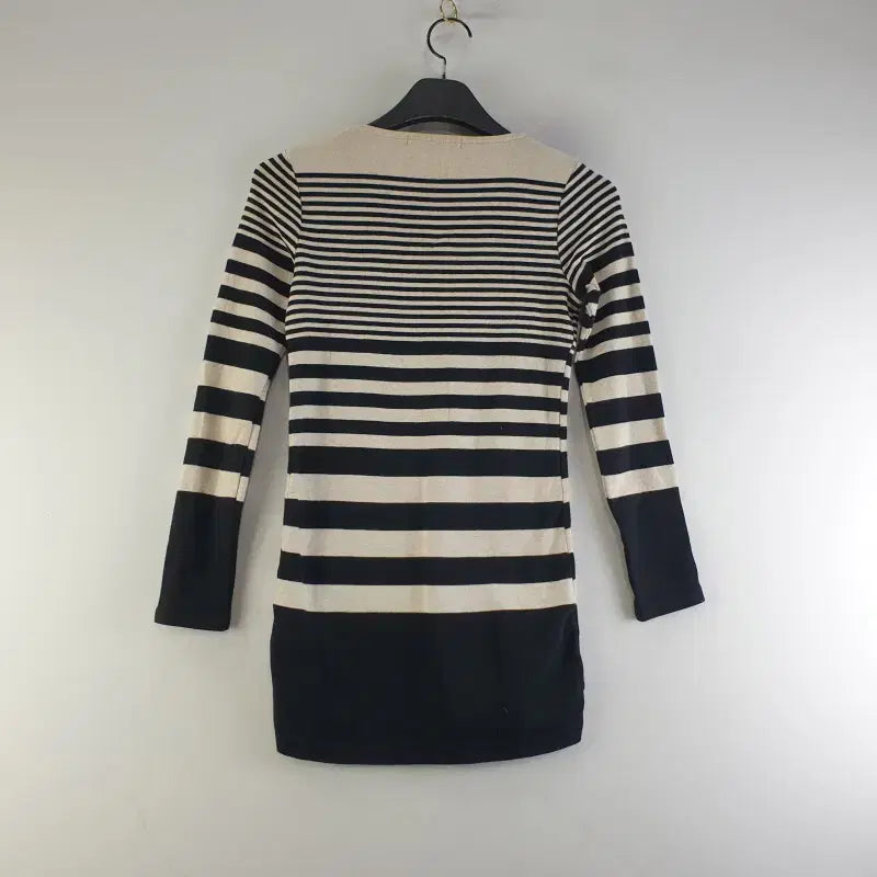 [BUNJANG] Egoist Striped Long Knit Sweater / 에고이스트 여성88-165 줄무늬 롱니트 M5742