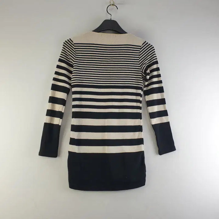 [BUNJANG] Egoist Striped Long Knit Sweater / 에고이스트 여성88-165 줄무늬 롱니트 M5742