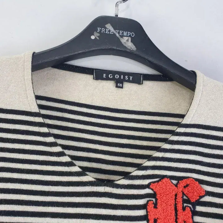 [BUNJANG] Egoist Striped Long Knit Sweater / 에고이스트 여성88-165 줄무늬 롱니트 M5742