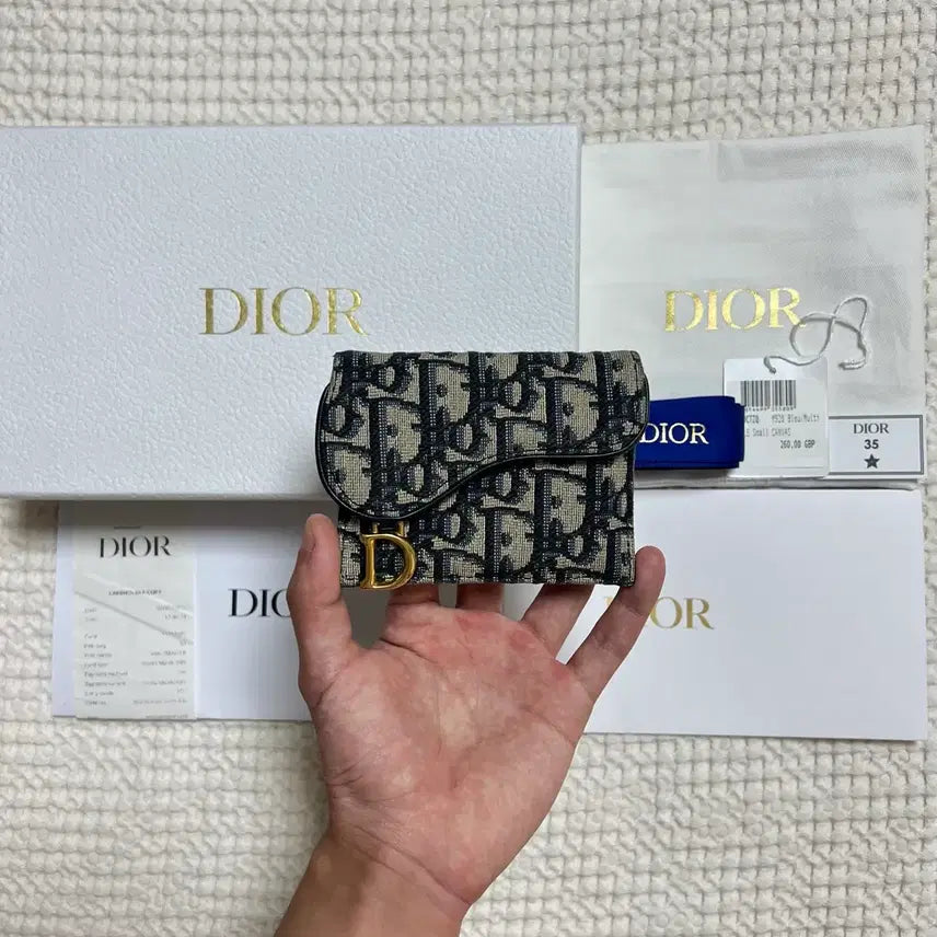 [BUNJANG] Dior Oblique Saddle Card Holder / (당일배송 풀구성) 디올 오블리크 새들 카드지갑