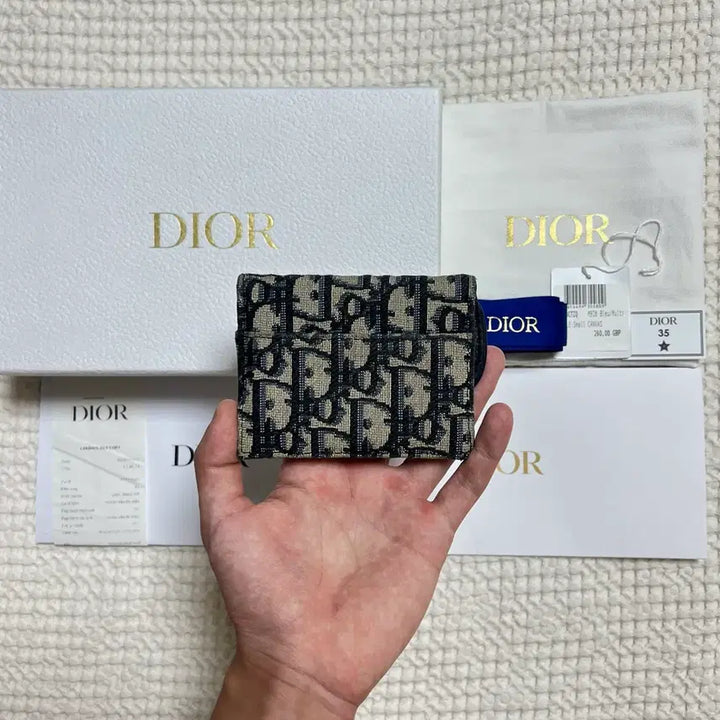 [BUNJANG] Dior Oblique Saddle Card Holder / (당일배송 풀구성) 디올 오블리크 새들 카드지갑