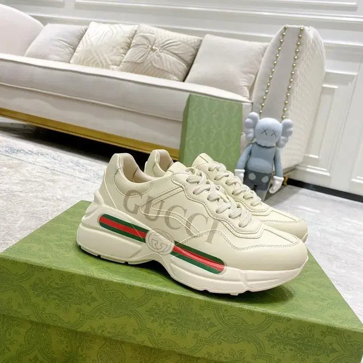 [BUNJANG] Gucci GG Ivory Leather Sneakers (Women&