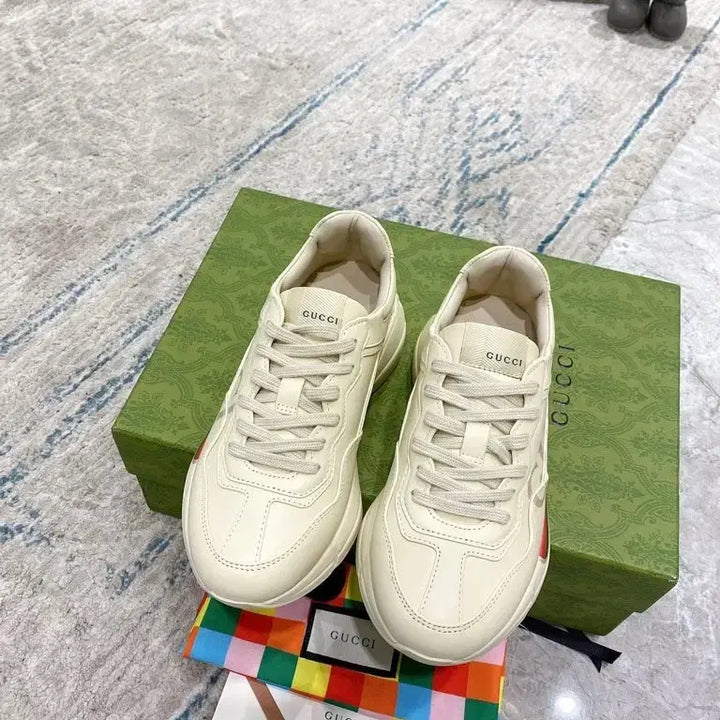 [BUNJANG] Gucci GG Ivory Leather Sneakers (Women&