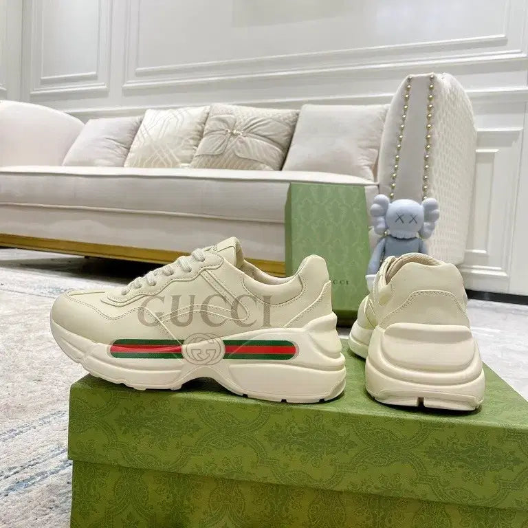 [BUNJANG] Gucci GG Ivory Leather Sneakers (Women&