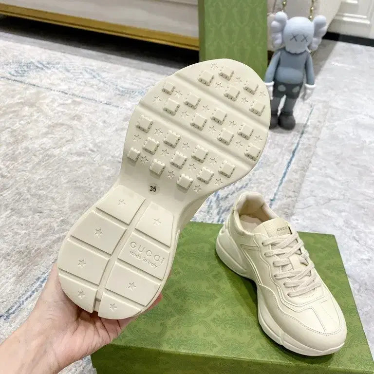 [BUNJANG] Gucci GG Ivory Leather Sneakers (Women&
