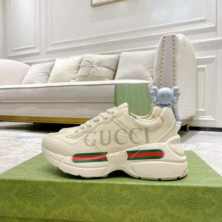 [BUNJANG] Gucci GG Ivory Leather Sneakers (Women&