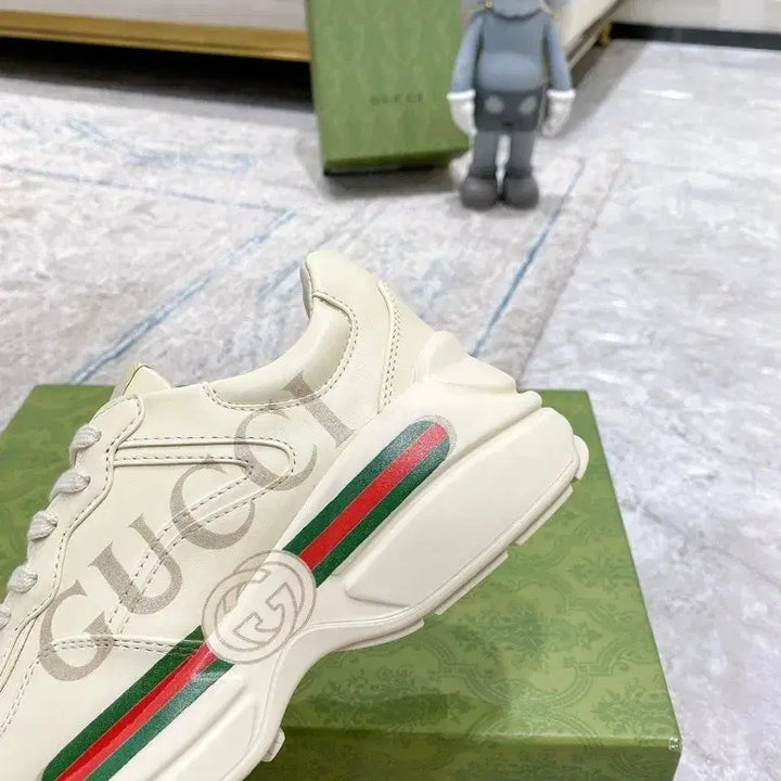 [BUNJANG] Gucci GG Ivory Leather Sneakers (Women&