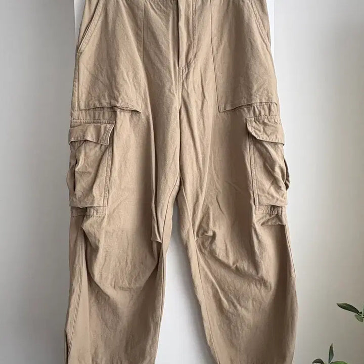 [BUNJANG] MIM THE WARDROBE Cargo Pants Beige / MIM THE WARDROBE 카고 팬츠 베이지